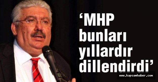 MHP'li Yalçın; Seferberlik Başlatılmalıdır