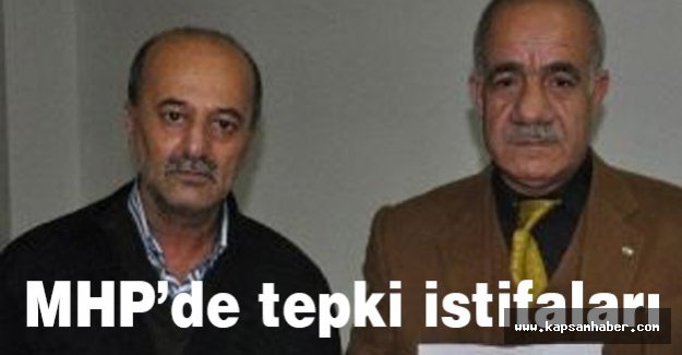 Muş'ta MHP Genel Merkez yönetimine tepki istifaları