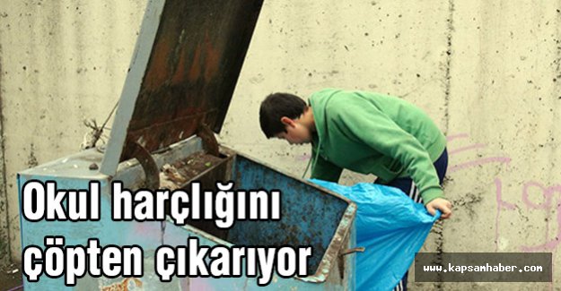 Okul harçlığını böyle çıkarıyor