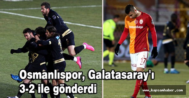 Osmanlıspor, Galatasaray'ı 3-2 ile gönderdi