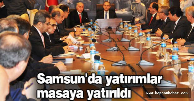 Samsun'da Yatırımlar Masada