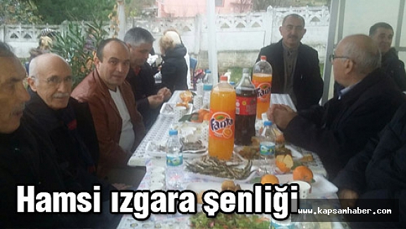 Samsundaki Alucralılar hamsi şöleninde Bir Araya Geldiler