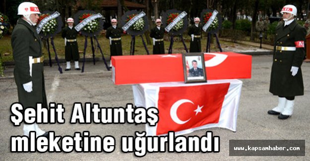 Şehit Altuntaş memleketine uğurlandı