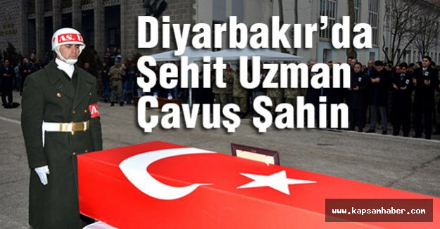 Şehit Uzman Çavuş Şahin için tören...