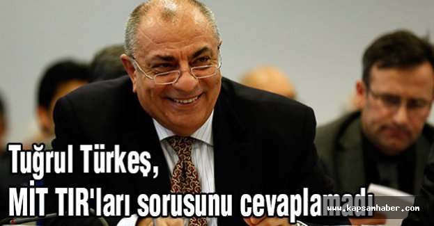 Tuğrul Türkeş, MİT TIR'ları sorusunu cevaplamadı