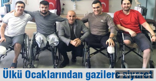 Ülkü Ocaklarından Gazilere Ziyaret