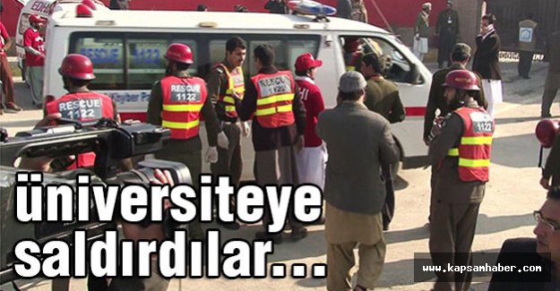 üniversiteye saldırdılar...