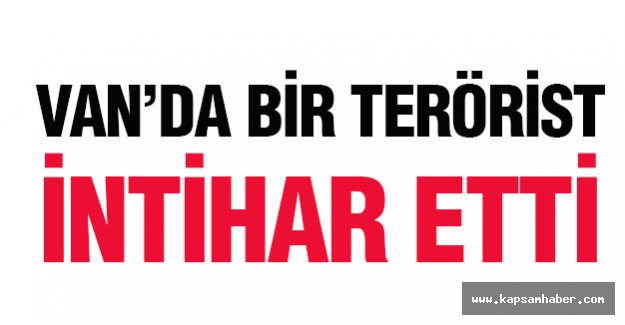 Van'da Bir Terörist intihar Etti