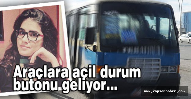 Araçlara acil durum butonu geliyor