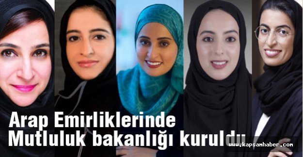 Arap Emirlikleri, kadın bakanla mutlu olacak