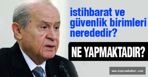 Bahçeli: Ekin Gibi Biçiliyor, Hızarda Doğranıyoruz