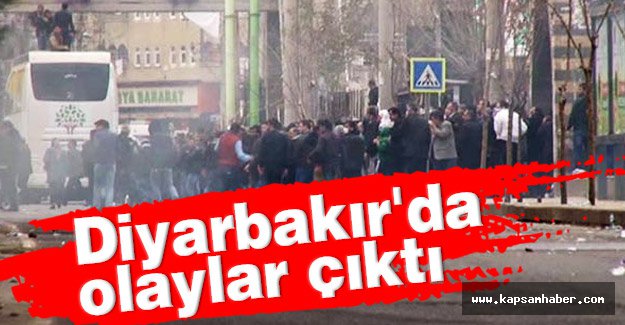 Diyarbakır'da olay!! Polis Müdhale Etti...