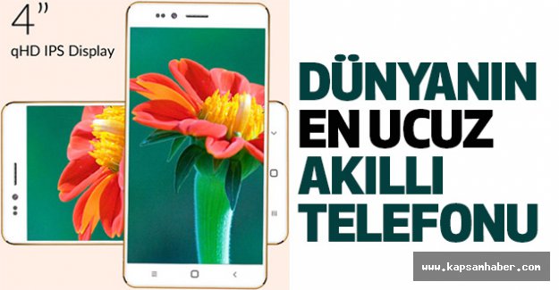 Dünyanın En Ucuz Akıllı Telefonu