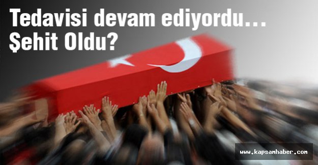 GATA'da tedavisi devam eden asker şehit oldu