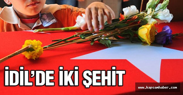 İdil’den iki şehit...