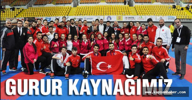 Karateciler Gurur Kaynağımız Oldu