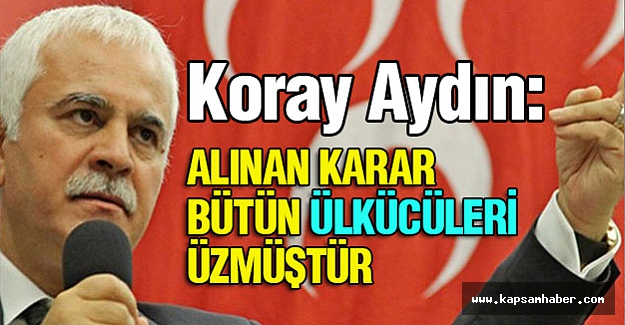 Koray Aydın'dan 'Muhaliflere' destek veren teşkilatların kapanmasına tepki!