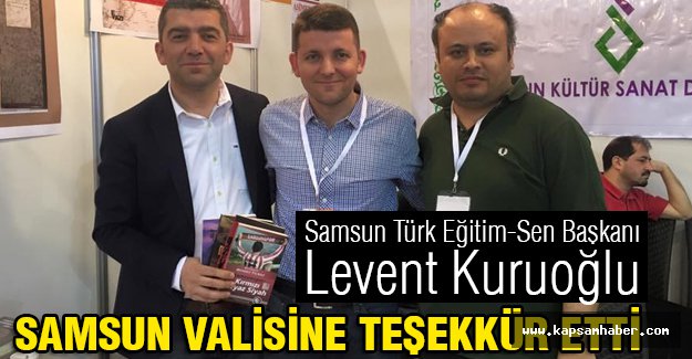 Kuruoğlu'ndan Samsun Valisine Teşekkür