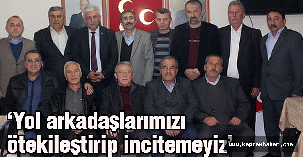 MHP Çankırı İl Teşkilatı: Yol arkadaşlarımızı incitemeyiz