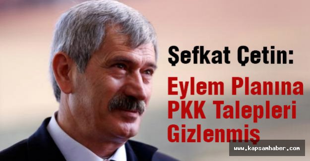 MHP'li Çetin: Eylem Planına PKK Talepleri Gizlenmiş