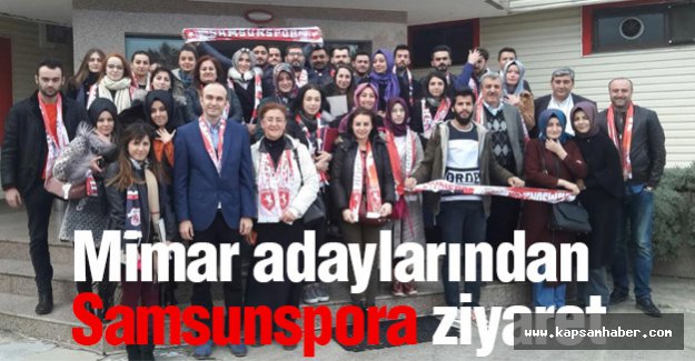 Mimar Adaylarından Samsunspora Ziyaret