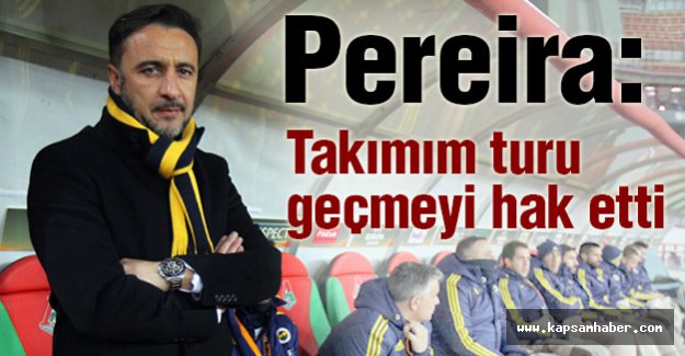 Pereira: Zorlu bir maç olacağını bu akşam biliyorduk