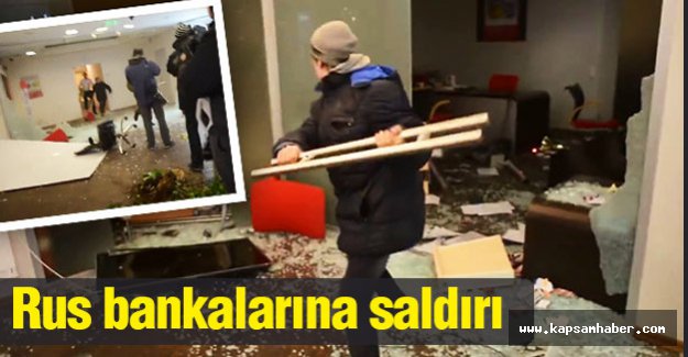 Rus bankalarına saldırı...