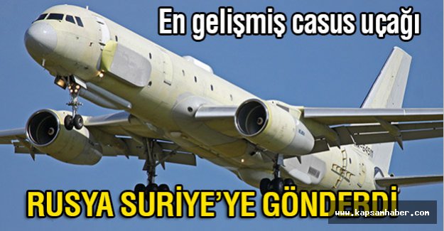 Rusya'nın Casus Uçağı Suriye'de
