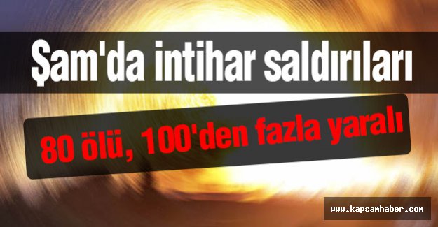 Şam'da intihar saldırıları