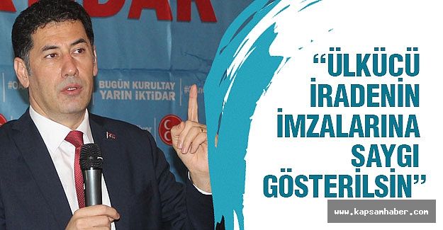 Sinan Oğan: Sivas'tan Bahçeli'ye Seslendi!