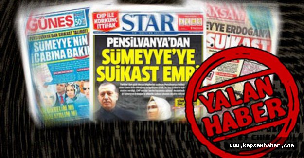 Star Yalan Çıkan 'sümeyye' haberine Bedel Ödeyecek!