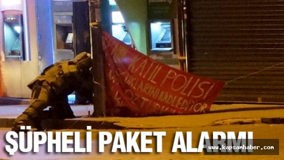 Şüpheli paketler polisi alarma geçirdi