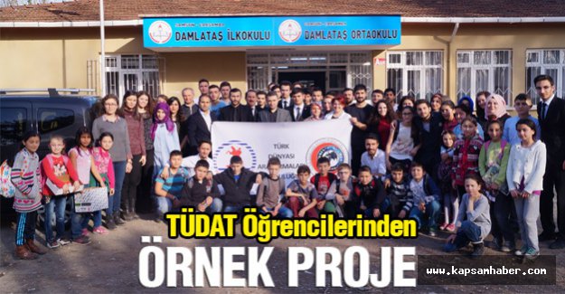 TÜDAT Öğrencilerinden Örnek Proje