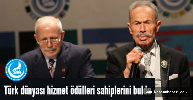 Türk dünyası hizmet ödülleri sahiplerine verildi