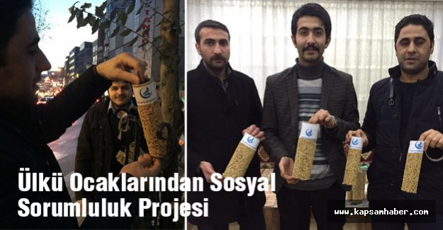 Ülkü Ocaklarından Sosyal Sorumluluk Projesi
