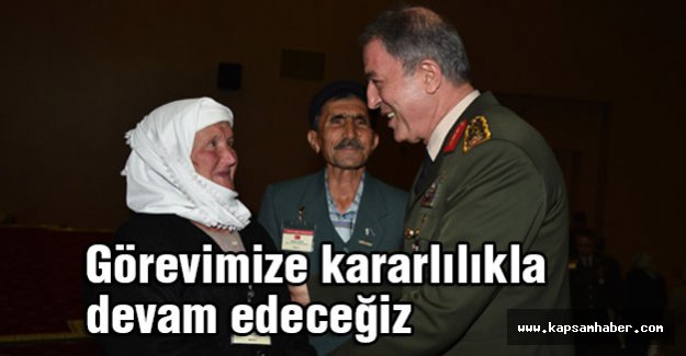 Akar: Görevimize kararlılıkla devam edeceğiz
