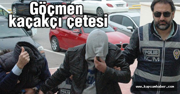Göçmen kaçakçı çetesi adliyede