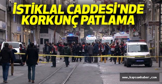 İstiklal Caddesi'nde Korkunç Patlama