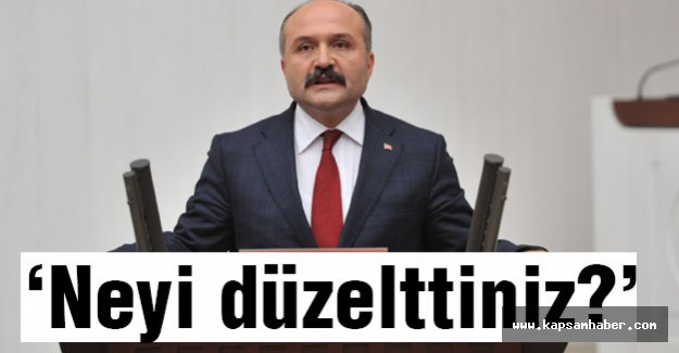 MHP Samsun Miletvekili Usta: bütçe harcamalarını arttırdınız da neyi düzelttiniz?