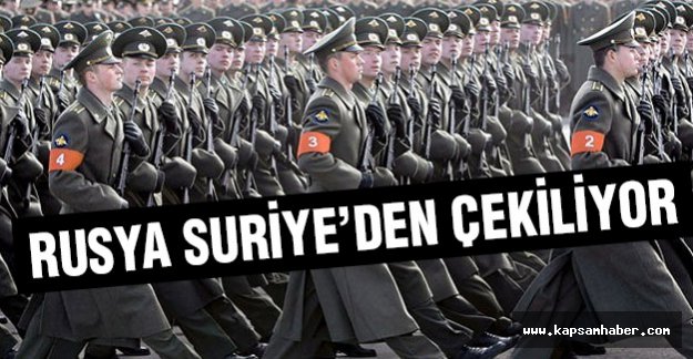 Putin Suriye'den Çekiliyor...