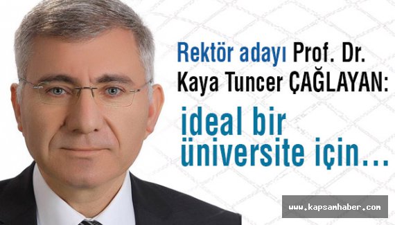 Rektör Adayı Çağlayan'a Büyük Destek