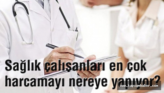 Sağlık çalışanları en çok harcamayı nereye yapıyor?