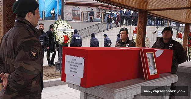 Şehit Eren Yüca Erzurum'da Toprağa Verildi