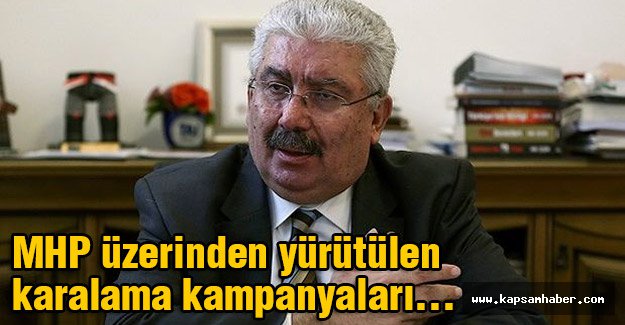 Semih Yalçın: MHP üzerinden yürütülen karalama kampanyaları...