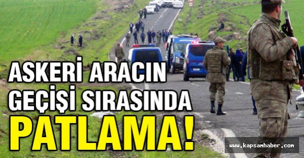 Siverek'te Askeri Araca Tuzak