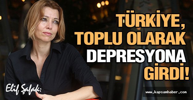 'Türkiye toplu olarak depresyona girdi'