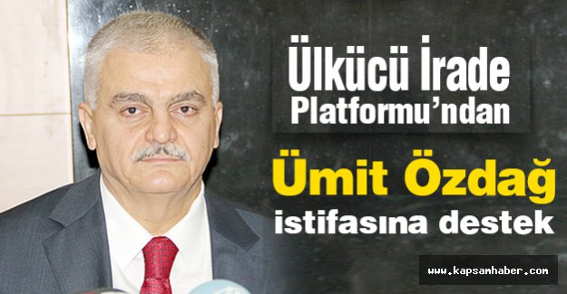 Ülkücü İrade Platformu Özdağ'a destek çıktı
