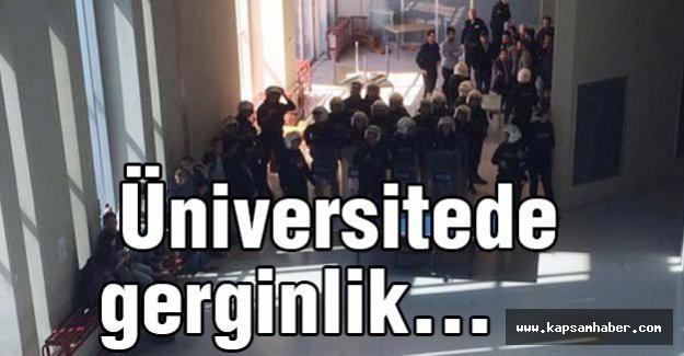 Üniversitede gerginlik...