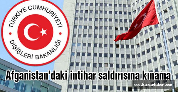 Afganistan'daki intihar saldırısına kınama