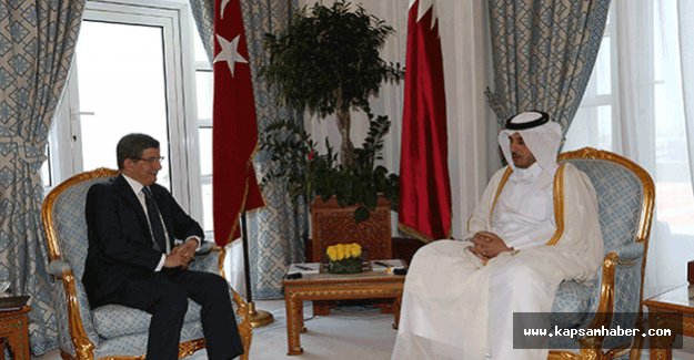Davutoğlu, Katar Emiri ile görüştü